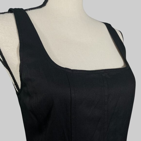 NWT Seamed Squareneck Midi Dress size 4 - Picture 10 of 15